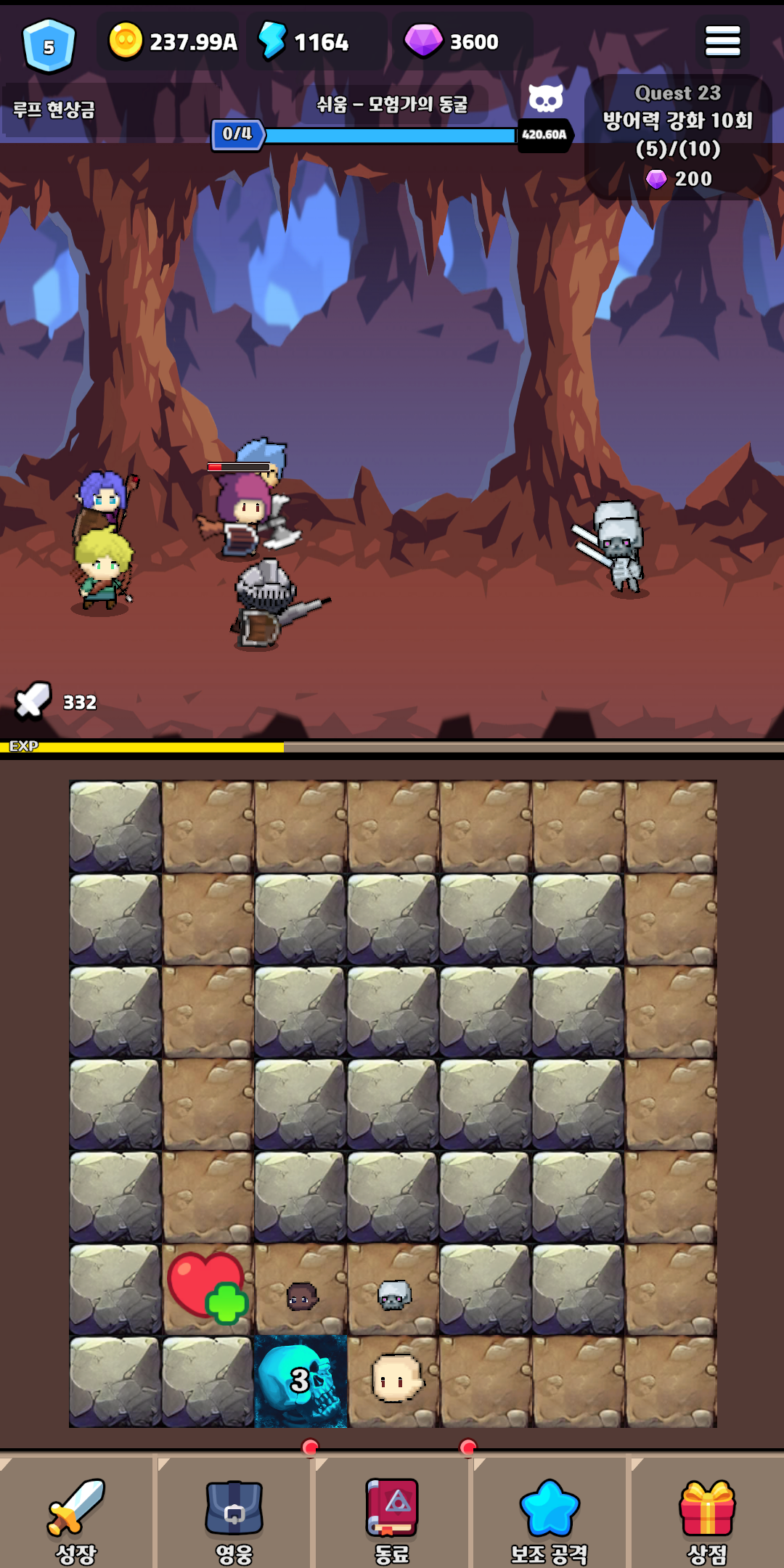 Original ProjectK combat and tile placement development capture